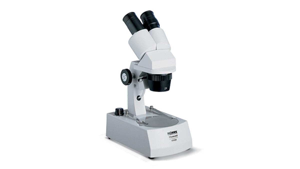 KONUS DIAMOND 20x-40x Microscopio Stereoscopico con Doppia Illuminazione, per Ambito Industriale, Didattico e Amatoriale