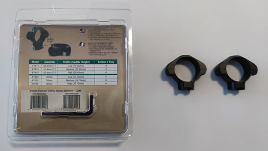 PER SLITTE PER CALIBRO .22 O AIRGUN – BASSO Ø30MM