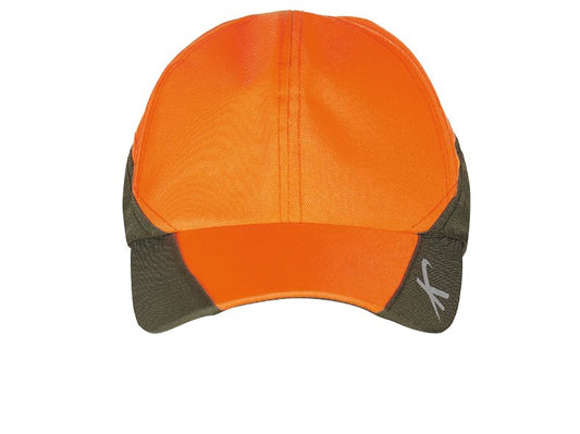 Cappello da caccia KONUSTEX HIVI CAP anti pioggia arancione alta visibilità - OnTheRoad.shop - KONUSTEX
