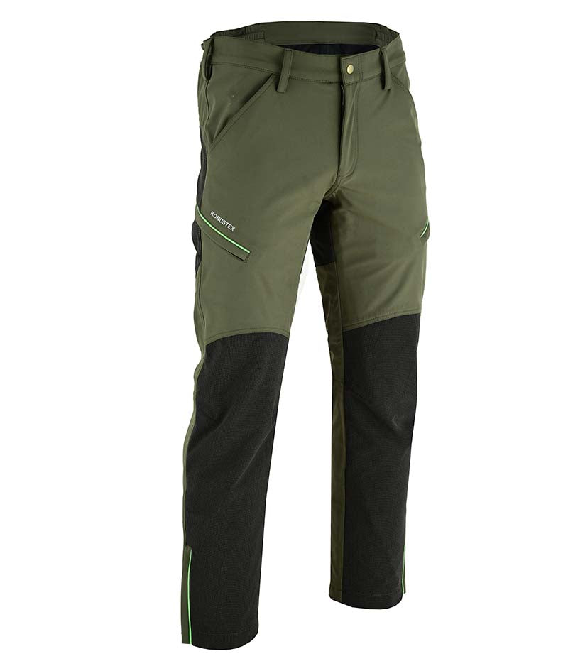 KONUSTEX Pantalone da caccia verde Konustex NORDIUM REINFORCED