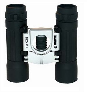 BASIC Binocolo 10X25 con Lenti Rosse