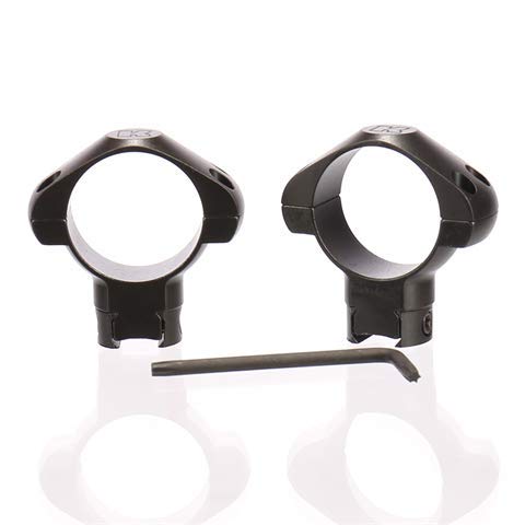 KONUS STEEL-AG 30 mm -HIGH Set di Anelli di Montaggio per Ottiche in Acciaio di Alta Qualità