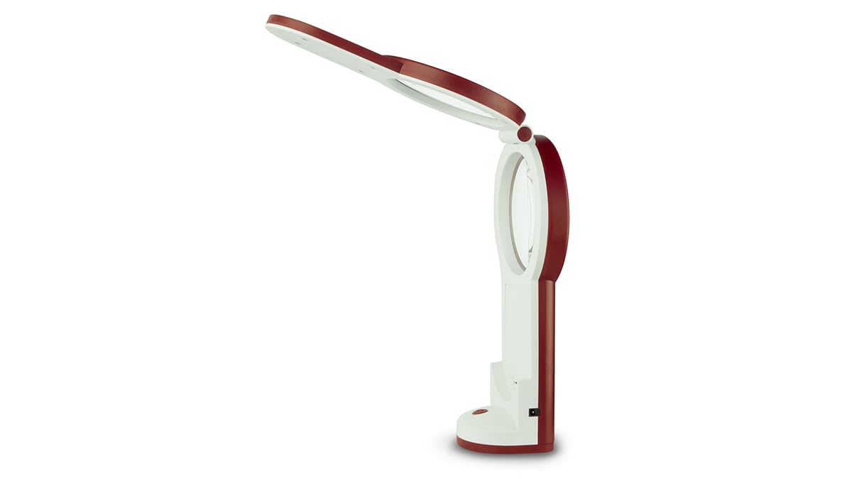KONUS FLEXO-75 Lente di Ingrandimento Doppia con Luce e Zoom 3X-4.5X-6X