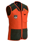 KONUSTEX GAMETOP LADY Gilet da caccia da donna arancione resistente all’acqua, battuta al cinghiale