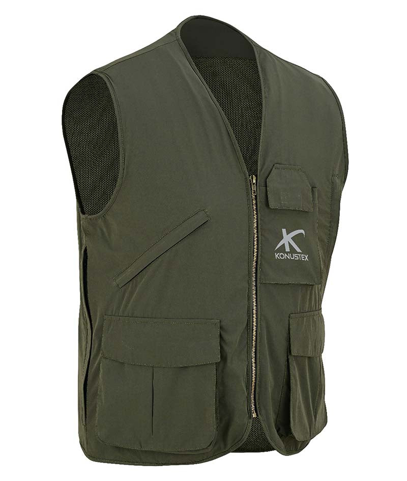 Gilet da caccia KONUSTEX VERDALIS verde