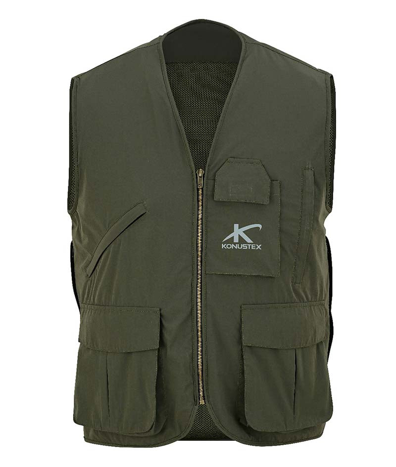 Gilet da caccia KONUSTEX VERDALIS verde