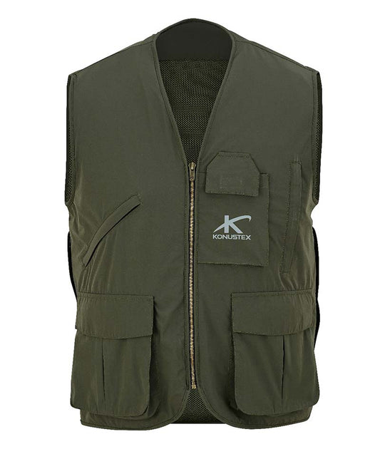 Gilet da caccia KONUSTEX VERDALIS verde