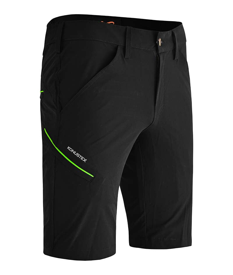 Pantalone Trekking corto KONUSTEX NEXXO TROUSERS SHORT nero