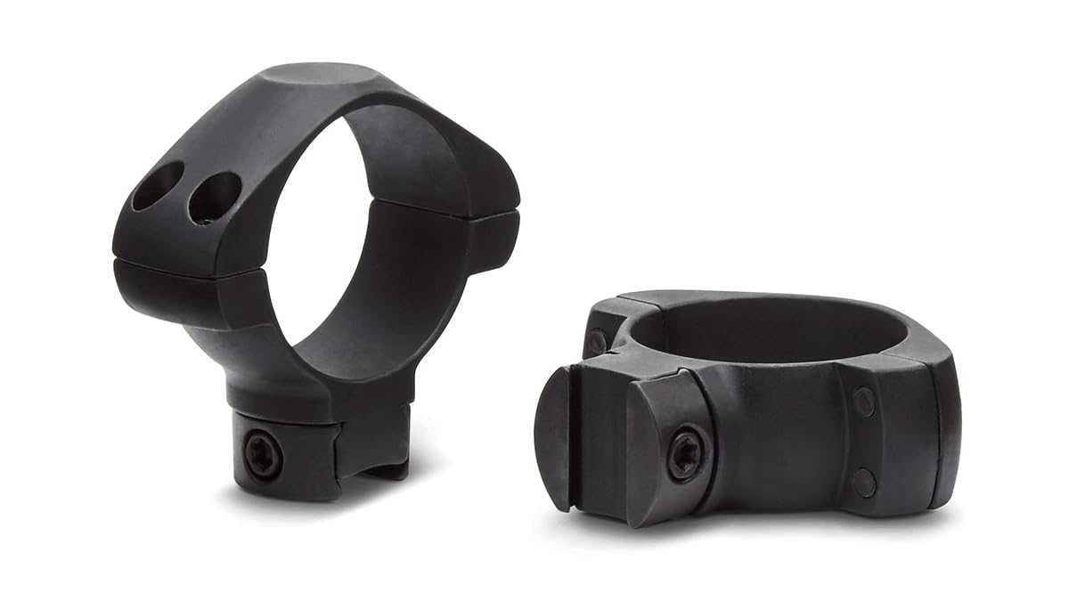 KONUS STEEL-AG 25,4 mm -LOW Set di Anelli di Montaggio per Ottiche in Acciaio di Alta Qualità