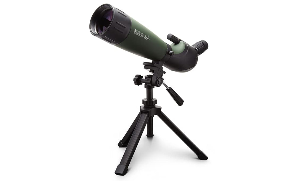 KONUS KONUSPOT-65 Cannocchiale da Caccia e da Tiro, Ideale per Birdwatching anche all'Alba e al Crepuscolo, Zoom/Diametro 15-45x65