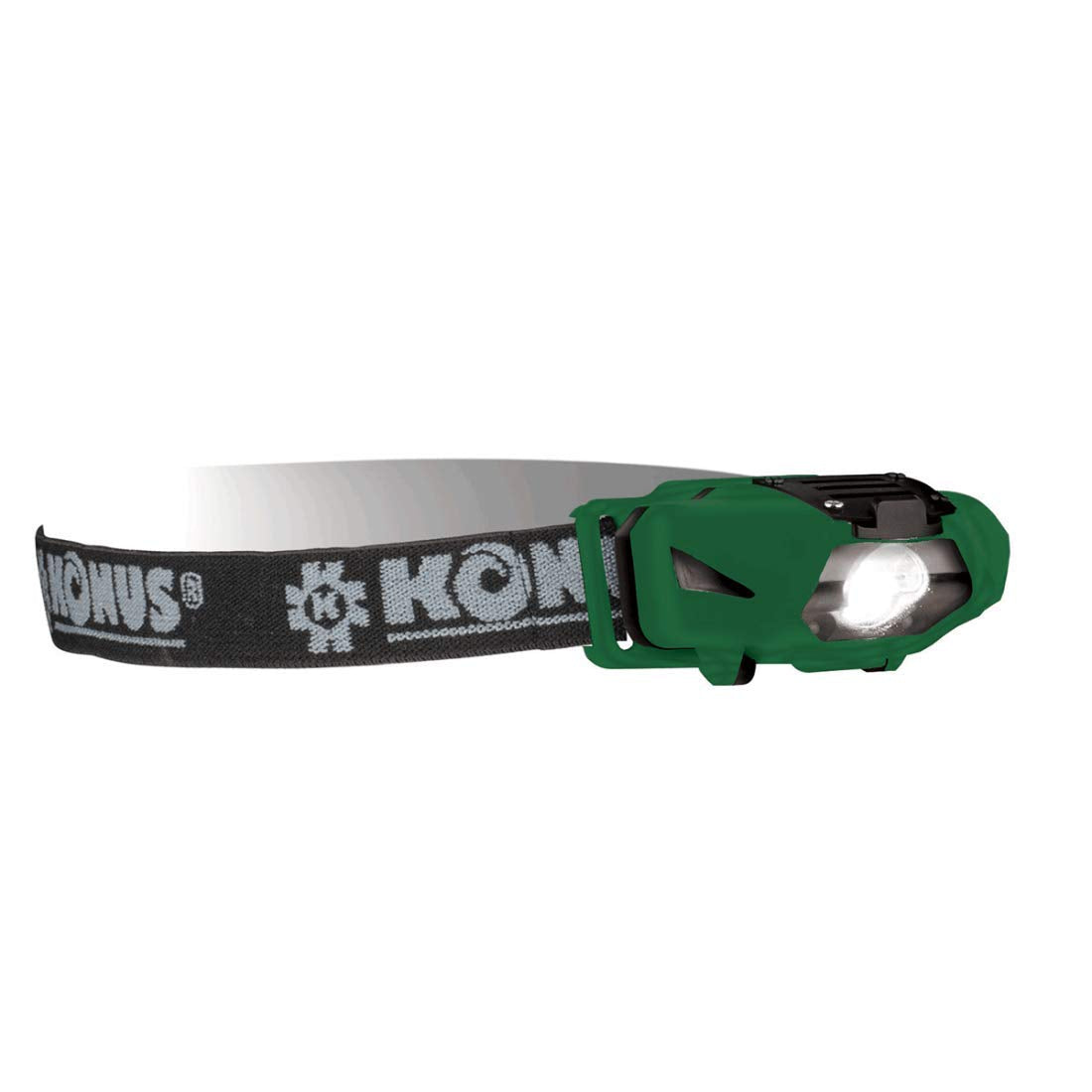 KONUS KONUSFLASH-5 Torcia Ricaricabile Frontale con Fascia Eastica per la Testa, 60 lm