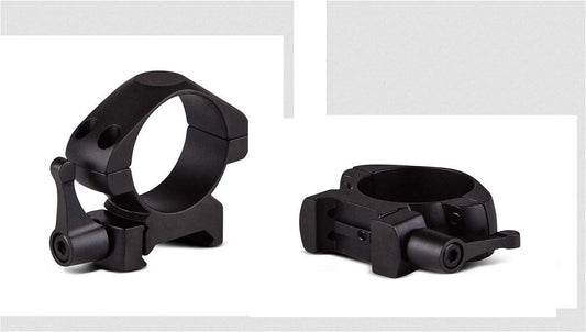 KONUS STEEL-QR 25,4 mm -LOW Set di Anelli di Montaggio per Ottiche in Acciaio di Alta Qualità