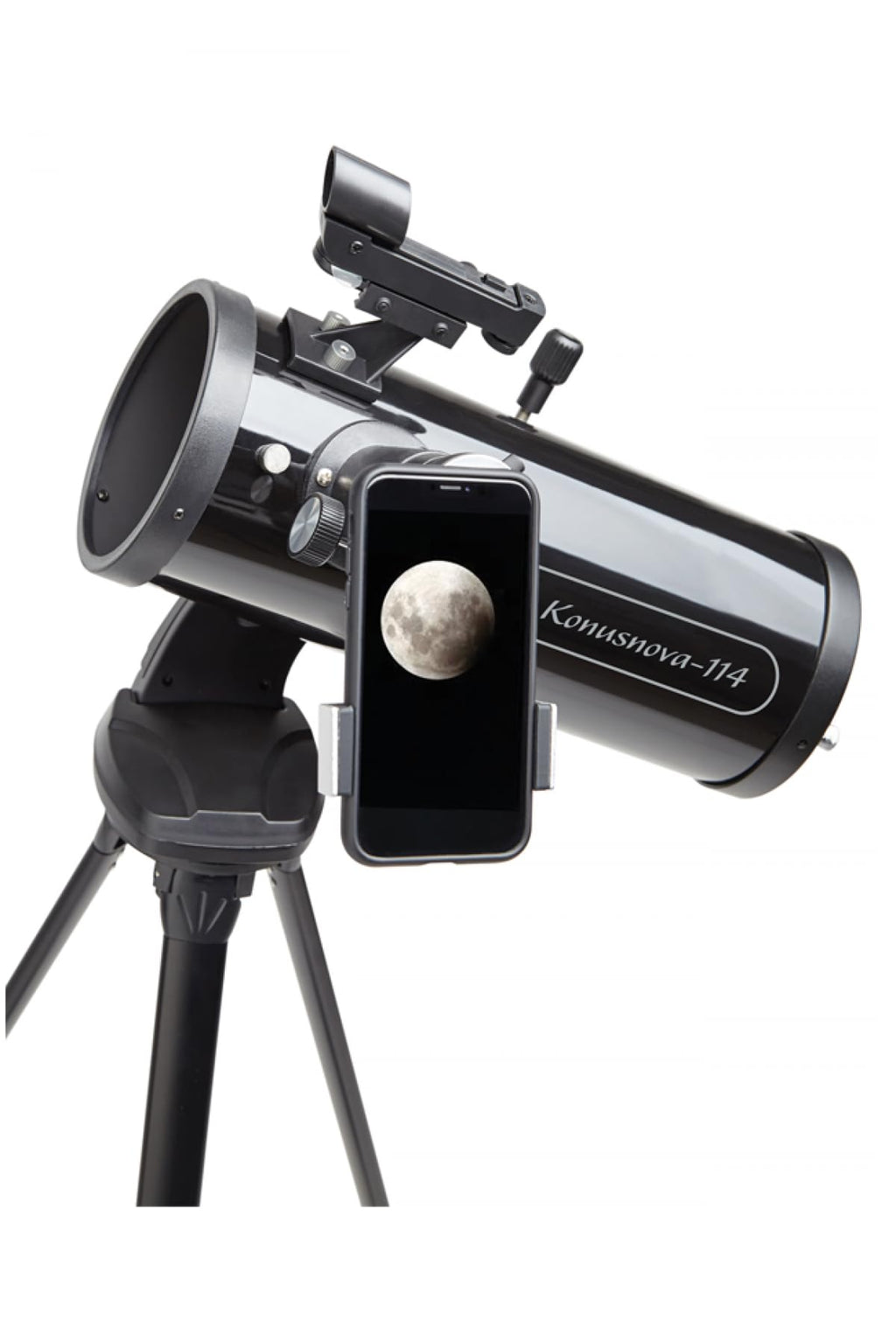 KONUS KONUSNOVA-114 Telescopio Astronomico Rifrattore Newton con Diametro 70 mm, Lunghezza Focale 900 mm e Treppiede.