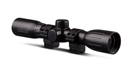 KONUSFIRE Ottica da Fucile 4X32 c/Anelli