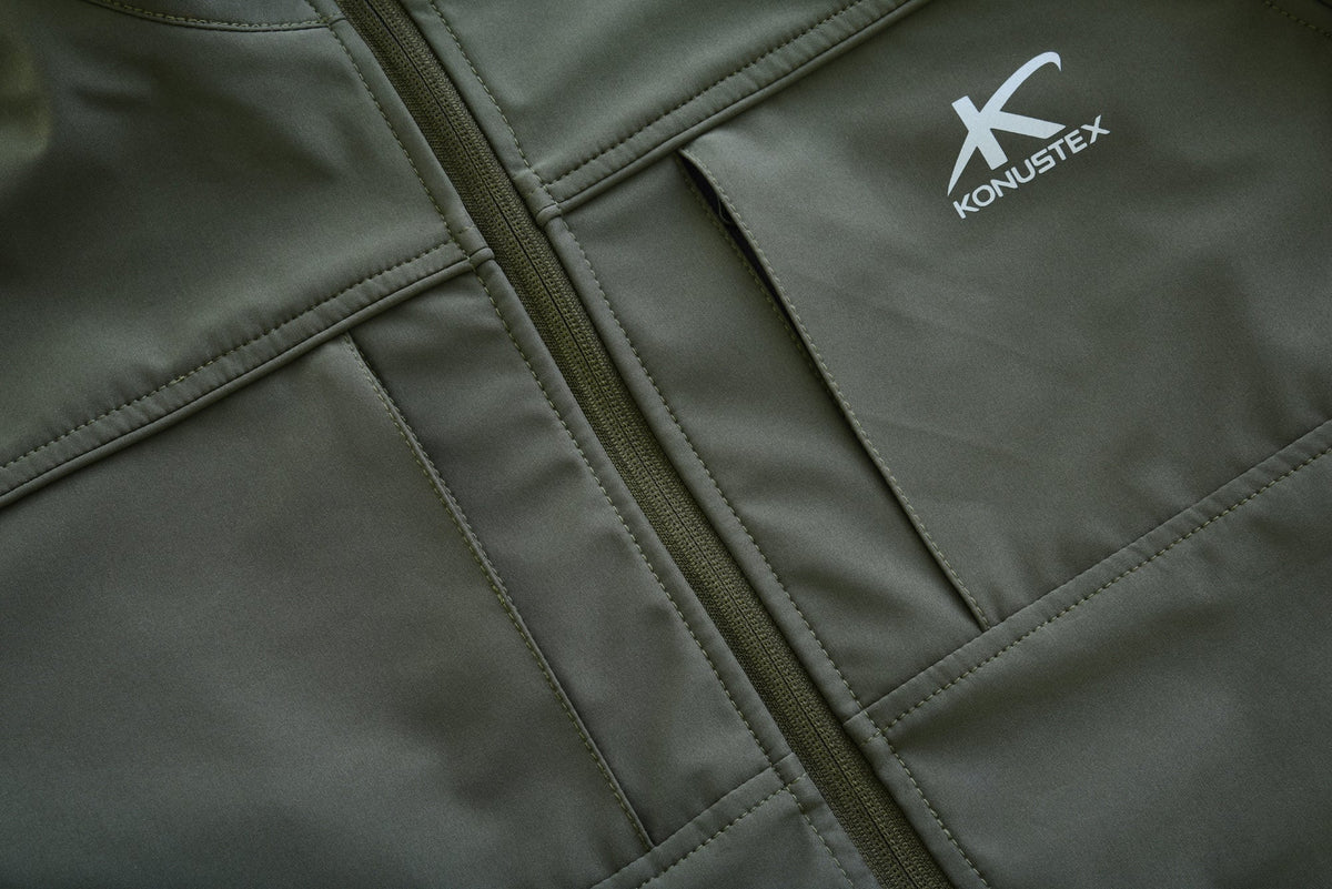 Giacca da caccia KONUSTEX ITAMAR softshell verde - OnTheRoad.shop - KONUSTEX