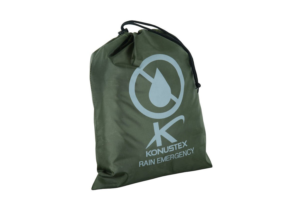 Giacca da caccia KONUSTEX LAXO PONCHO verde leggero impermeabile anti vento - OnTheRoad.shop - KONUSTEX