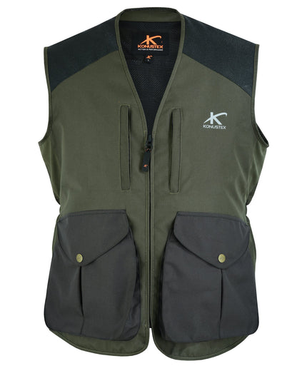 Gilet da caccia KONUSTEX NOTABLE verde #367 - OnTheRoad.shop - KONUSTEX