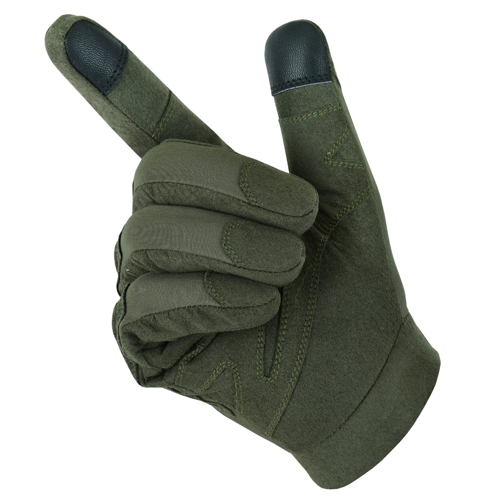 Guanti da caccia KONUSTEX GLADIO verde tattici touch screen - OnTheRoad.shop - KONUSTEX