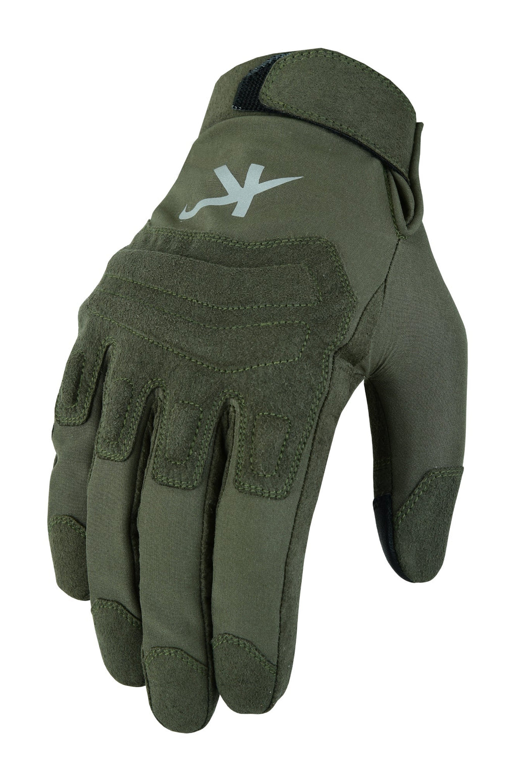 Guanti da caccia KONUSTEX GLADIO verde tattici touch screen - OnTheRoad.shop - KONUSTEX
