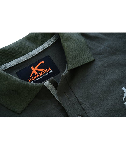 KONUSTEX UNITARY POLO L/S T-shirt maglia Polo Verde maniche lunghe - OnTheRoad.shop - KONUSTEX