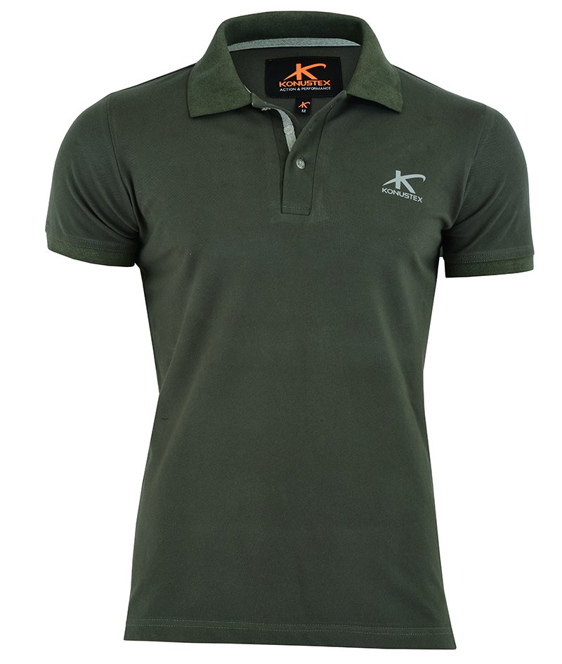 KONUSTEX UNITARY POLO T-shirt maglia Polo Verde maniche corte - OnTheRoad.shop - KONUSTEX