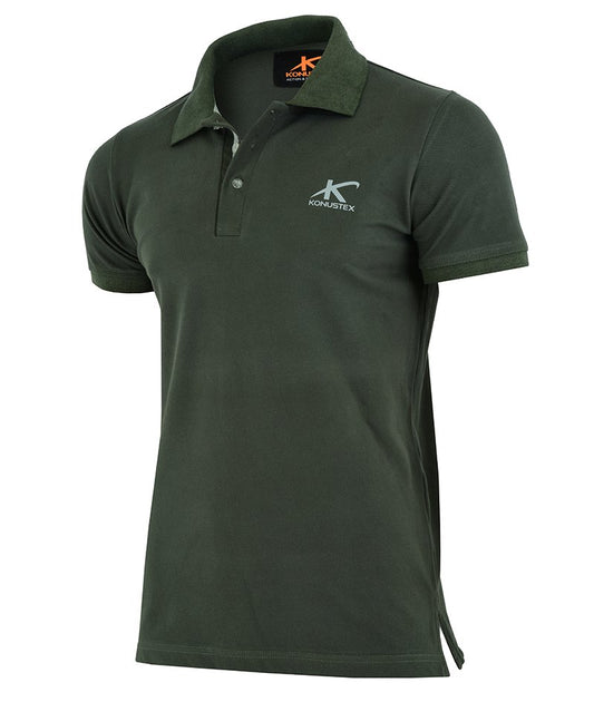 KONUSTEX UNITARY POLO T-shirt maglia Polo Verde maniche corte - OnTheRoad.shop - KONUSTEX