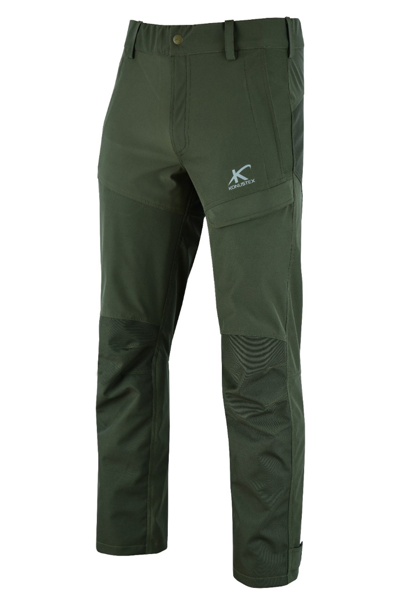 Pantalone caccia KONUSTEX GAMEXEL impermeabile verde 376 - OnTheRoad.shop - KONUSTEX
