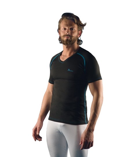 T-shirt maglia caccia outdoor KONUSTEX K-FREE 25 uomo Polipropilene nera - OnTheRoad.shop - KONUSTEX