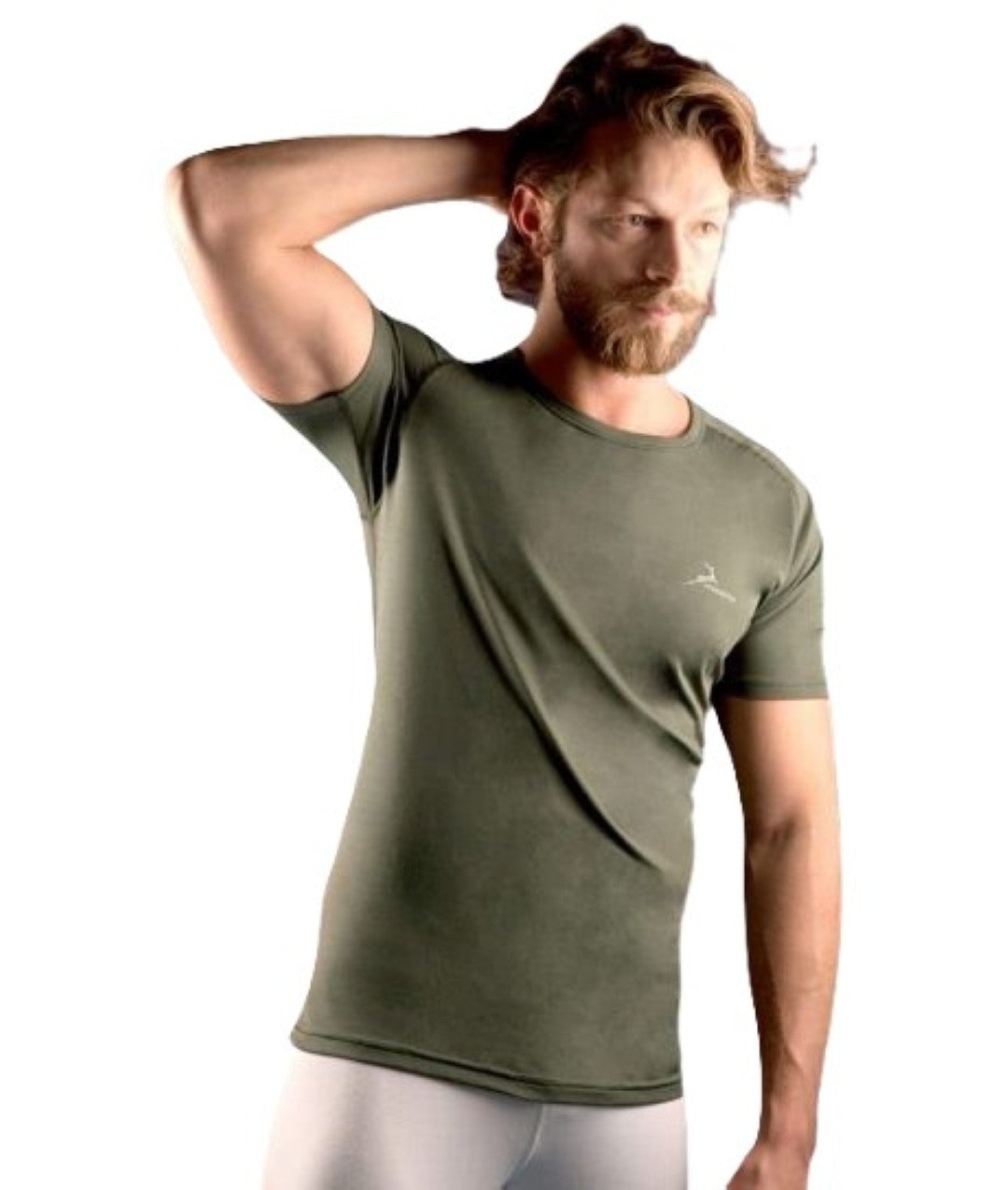 KONUSTEX VIVRE-20 T-shirt maglia caccia outdoor uomo Polipropilene verde