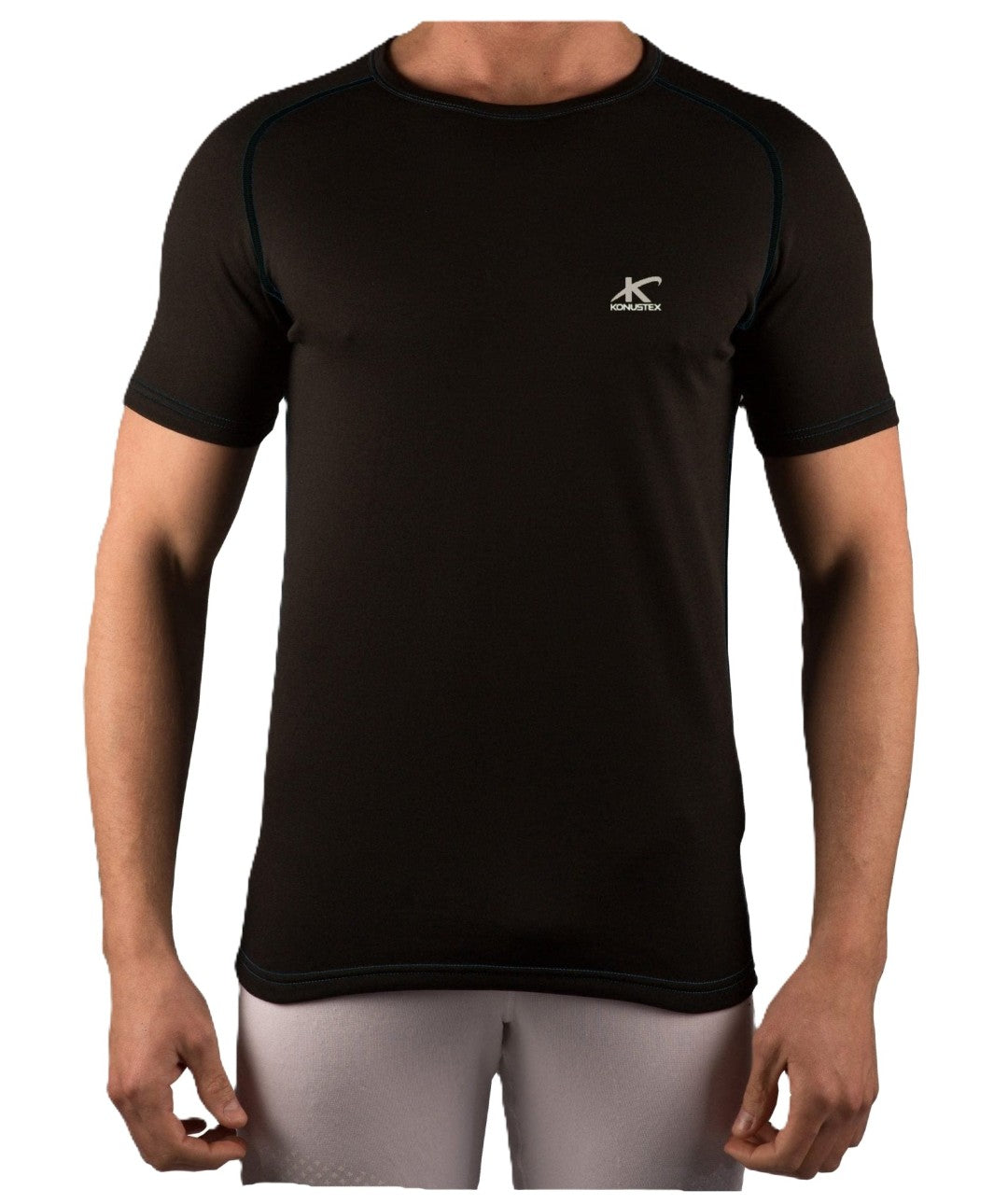 KONUSTEX  VIVRE-20 T-shirt maglia caccia outdoor uomo Polipropilene Nera
